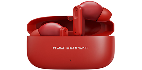 レッド HOLY SERPENT イヤホン
